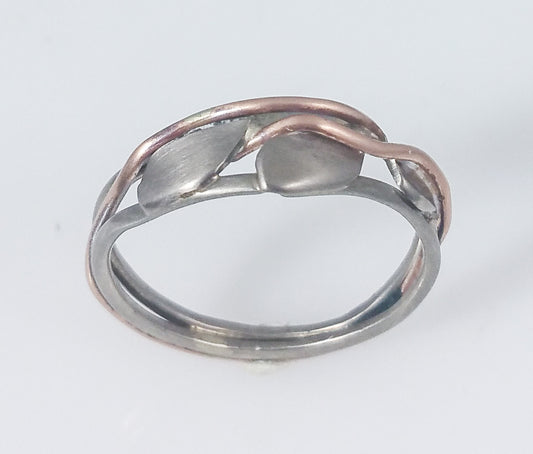 Leaf and Vine, Narrow Curved Band