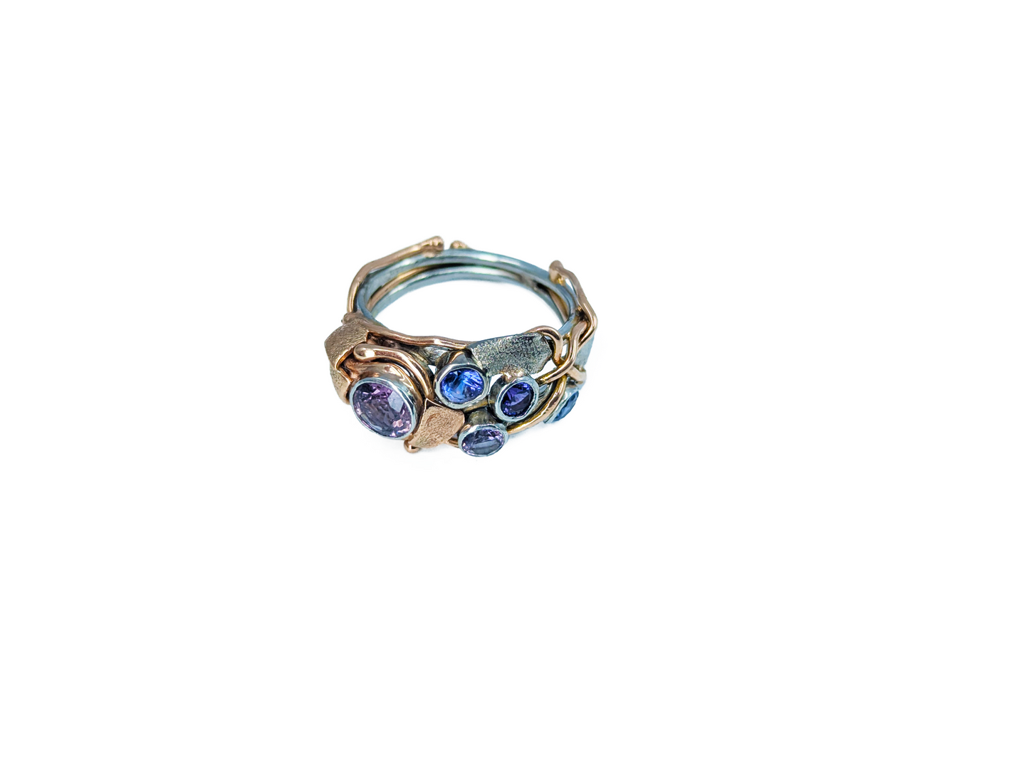 Multi-stone Sapphire Ring