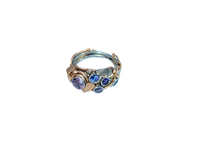 Multi-stone Sapphire Ring
