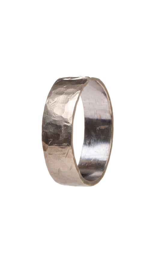 Weathered / Hammered Metal Ring